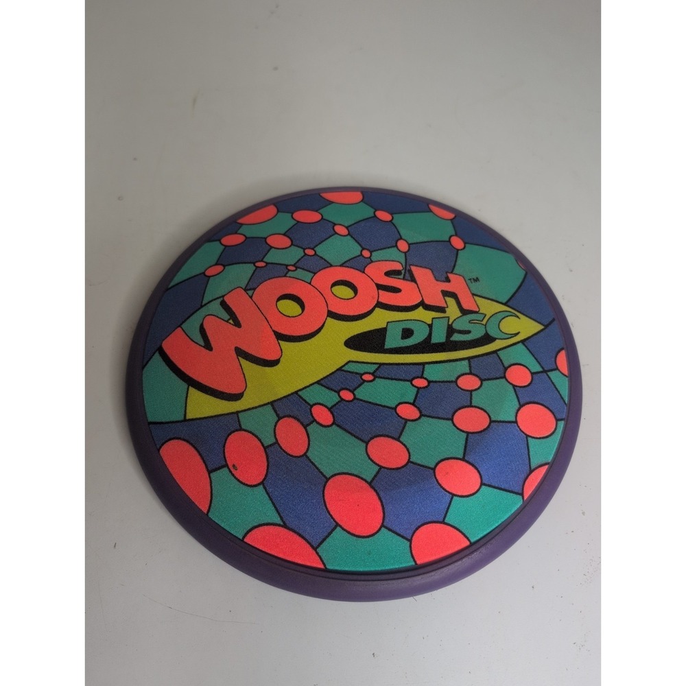 Woosh Disc - Rare 1996 OddzOn Products Stretch Fabric Frisbee Discs Vintage